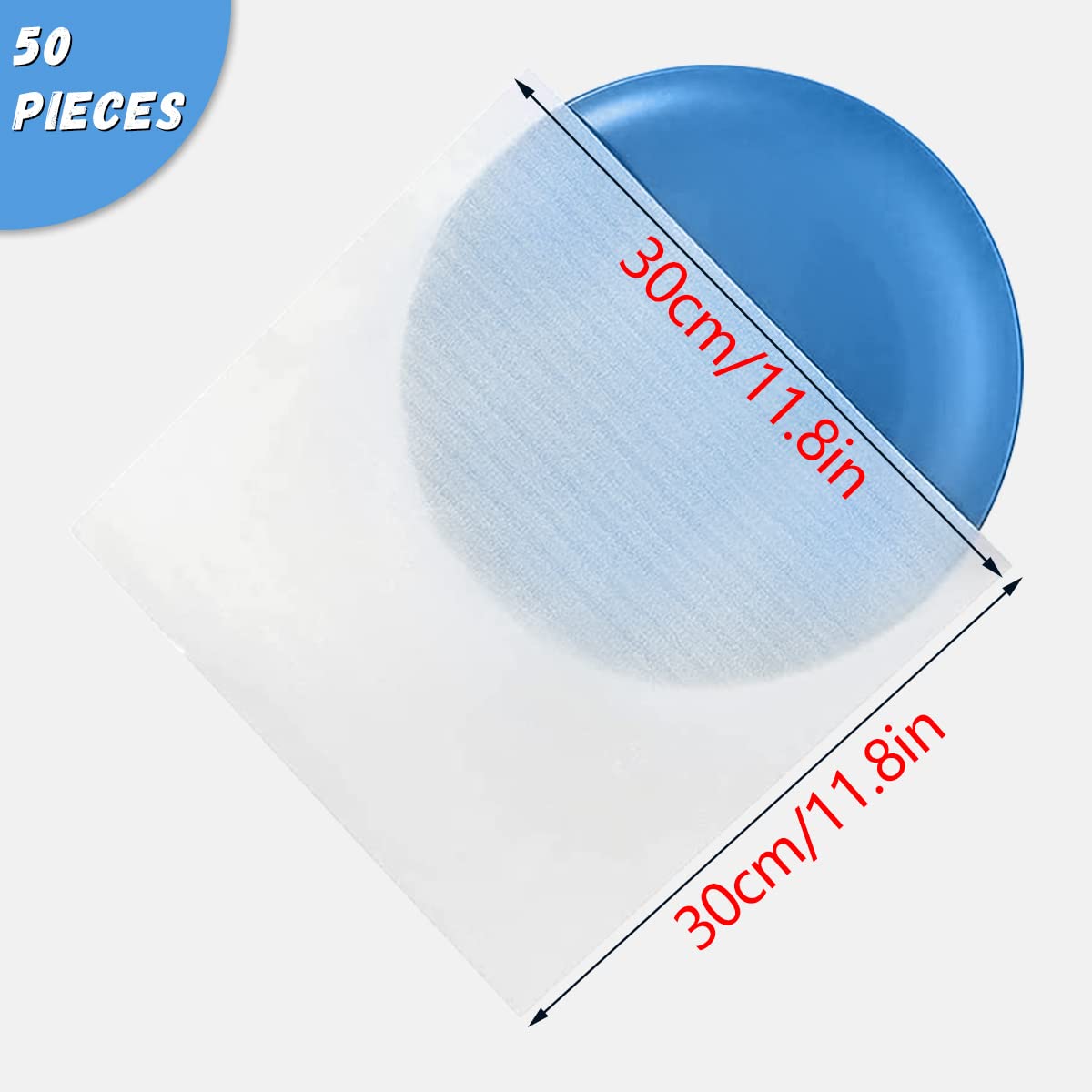Emballage en Mousse,Sacs en Mousse,Papier Bulle Déménagement,50 Pièces Film Papier Bulles Rouleau,Film Bulle,Emballage en Mousse 30x30cm pour Cartons Déménagement Vaisselle,Plats, Assiettes Blanc