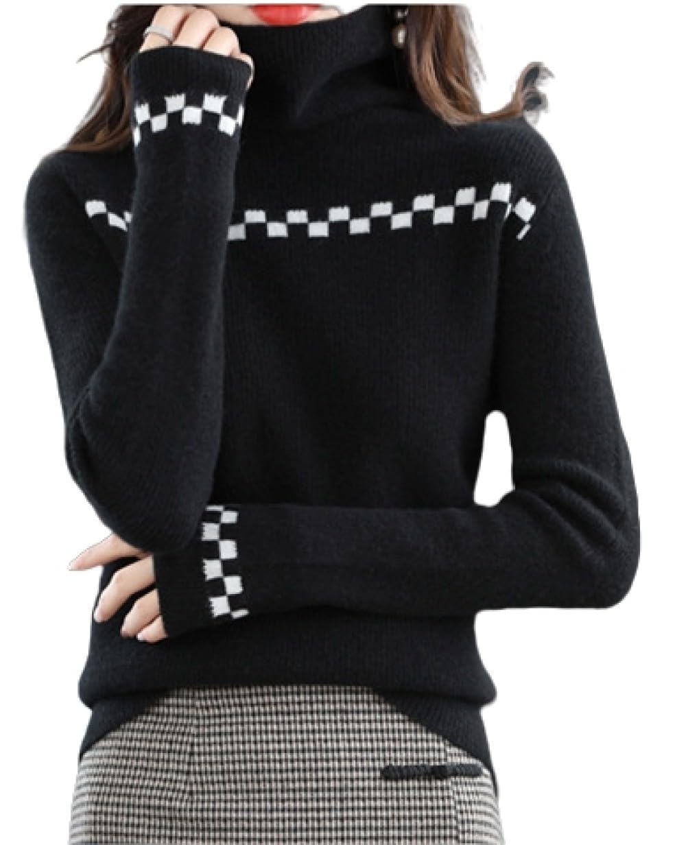 Rollkragen Kaschmirpullover Für Damen, Einfarbig, Winter Langarm Strickpullover, Eleganter Pullover, Strickpullover Aus Wolle, Herbst Rollkragenpullover, Warme Tops, Strickwaren
