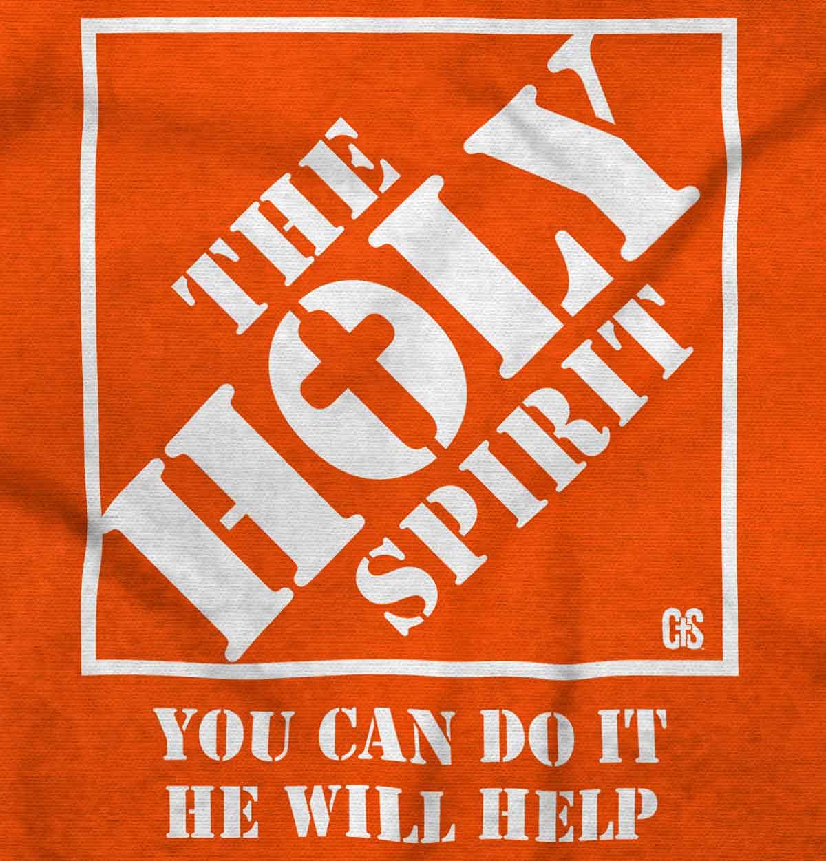 Brisco Brands Punny Christian Holy Spirit Faith Baby Romper Boys or Girls