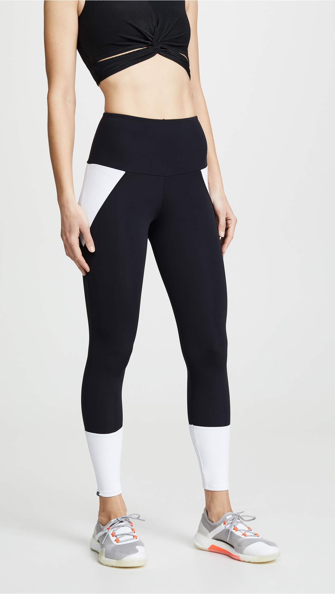 Onzie Women's Athletic Midi, Black/White, M/L