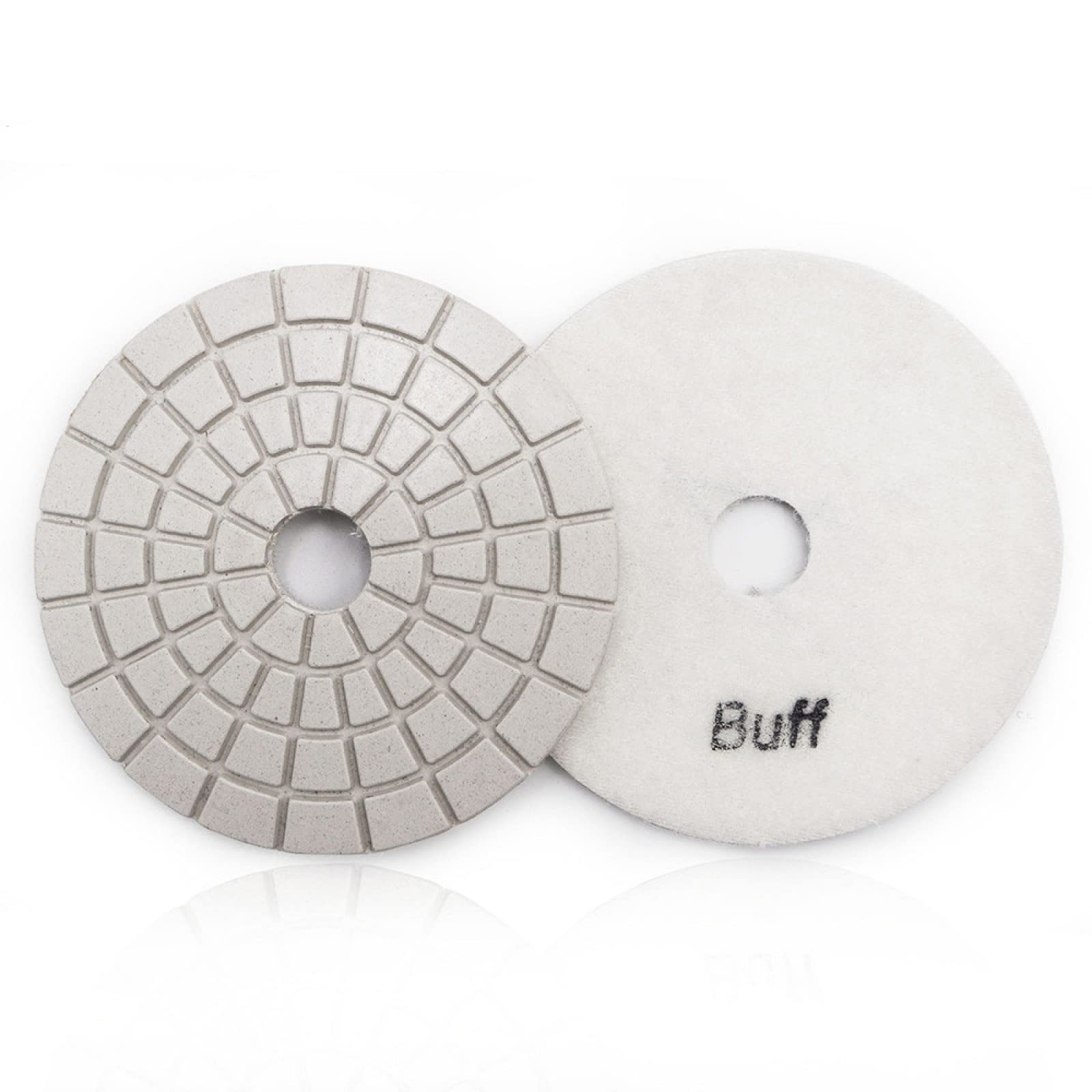 Diamentowe pady polerskie tarcze szlifierskie, 5 szt. 4" profesjonalne diamentowe elastyczne polerskie podkładki do granitu, marmuru, ceramicznego dysku szlifierskiego