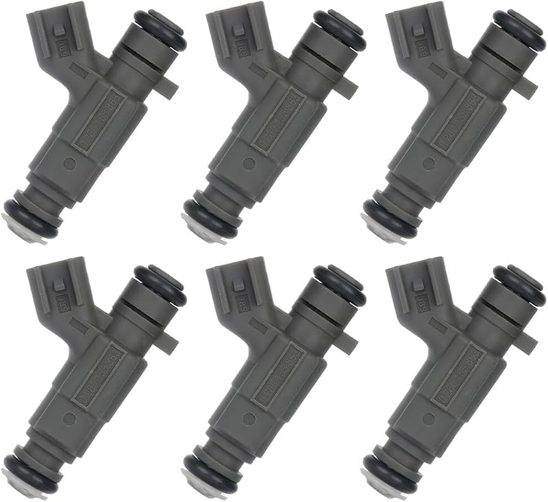 Kit com 6 Bicos Injetores ECCPP 4 Furos 0280155863 para Jaguar S-Type e Lincoln LS 3.0L