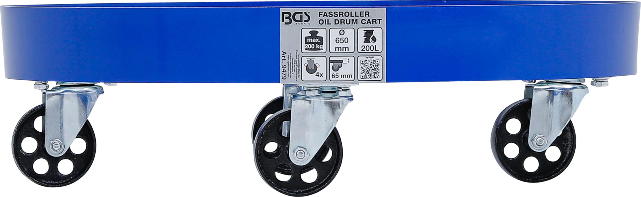 BGS 9479 | Fassroller | Standardgröße | für 200 - l - Fässer