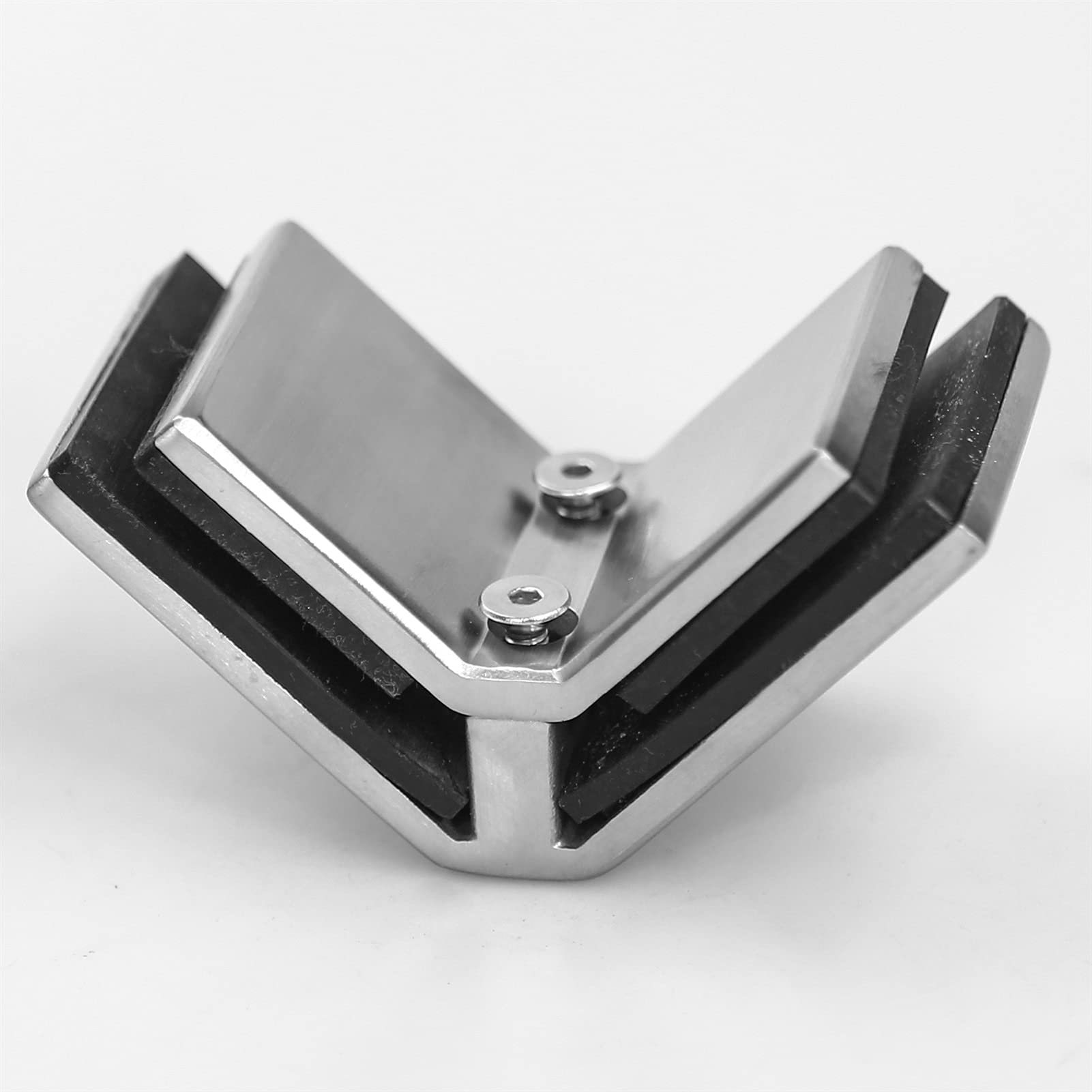 Pinzas para Cristal,Vidrio Soporte Cristal de 90 Grados al Soporte de Esquina de Vidrio