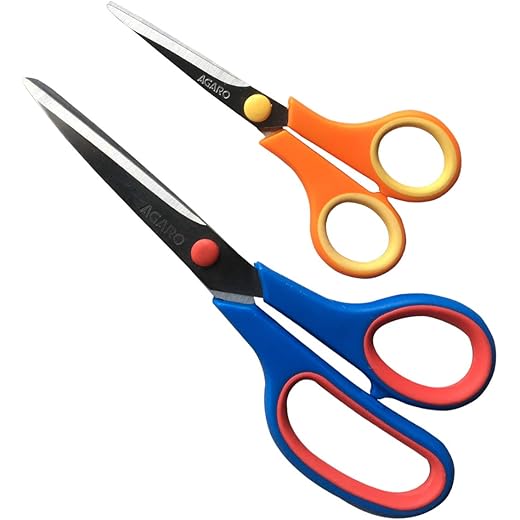 AGARO Alpha Double Set Scissor -8.5/5.5 inch - 2.3mm/1.5 mm
