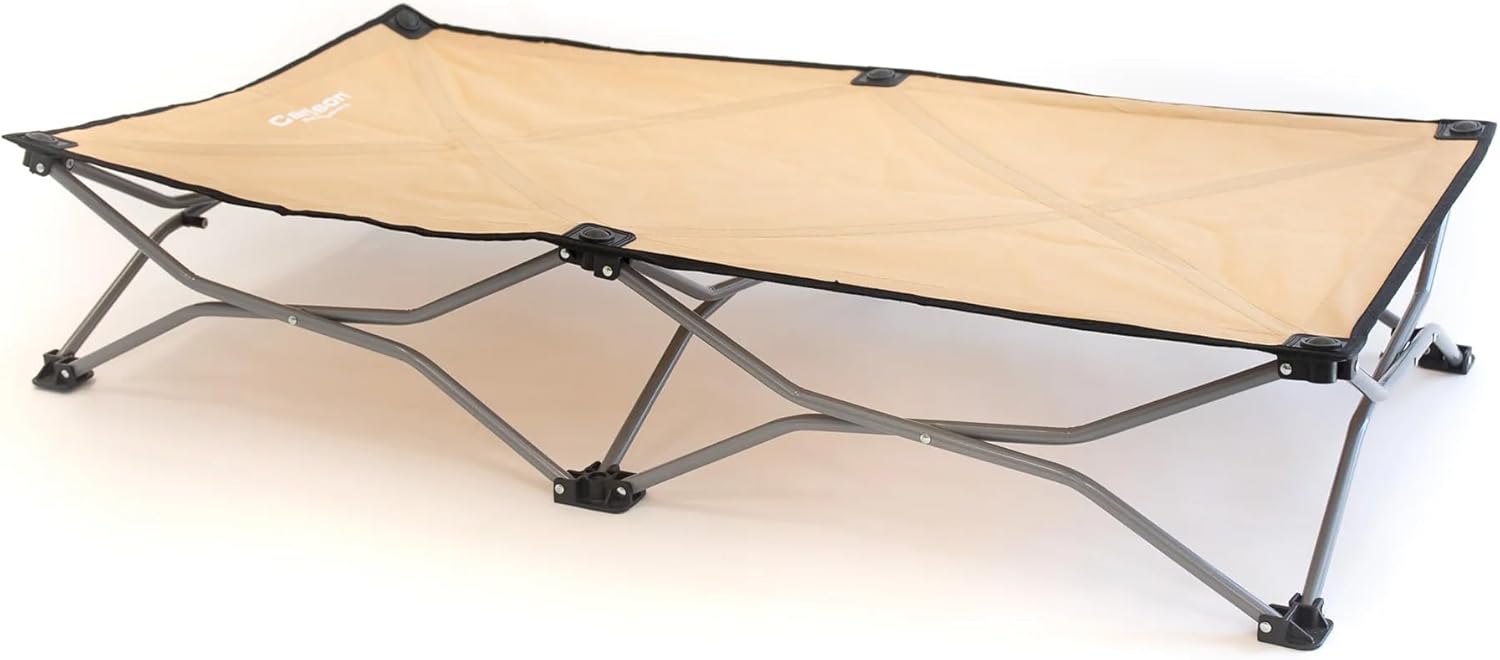 Carlson Pet Products Large Portable Pup Travel Pet Bed, Tan