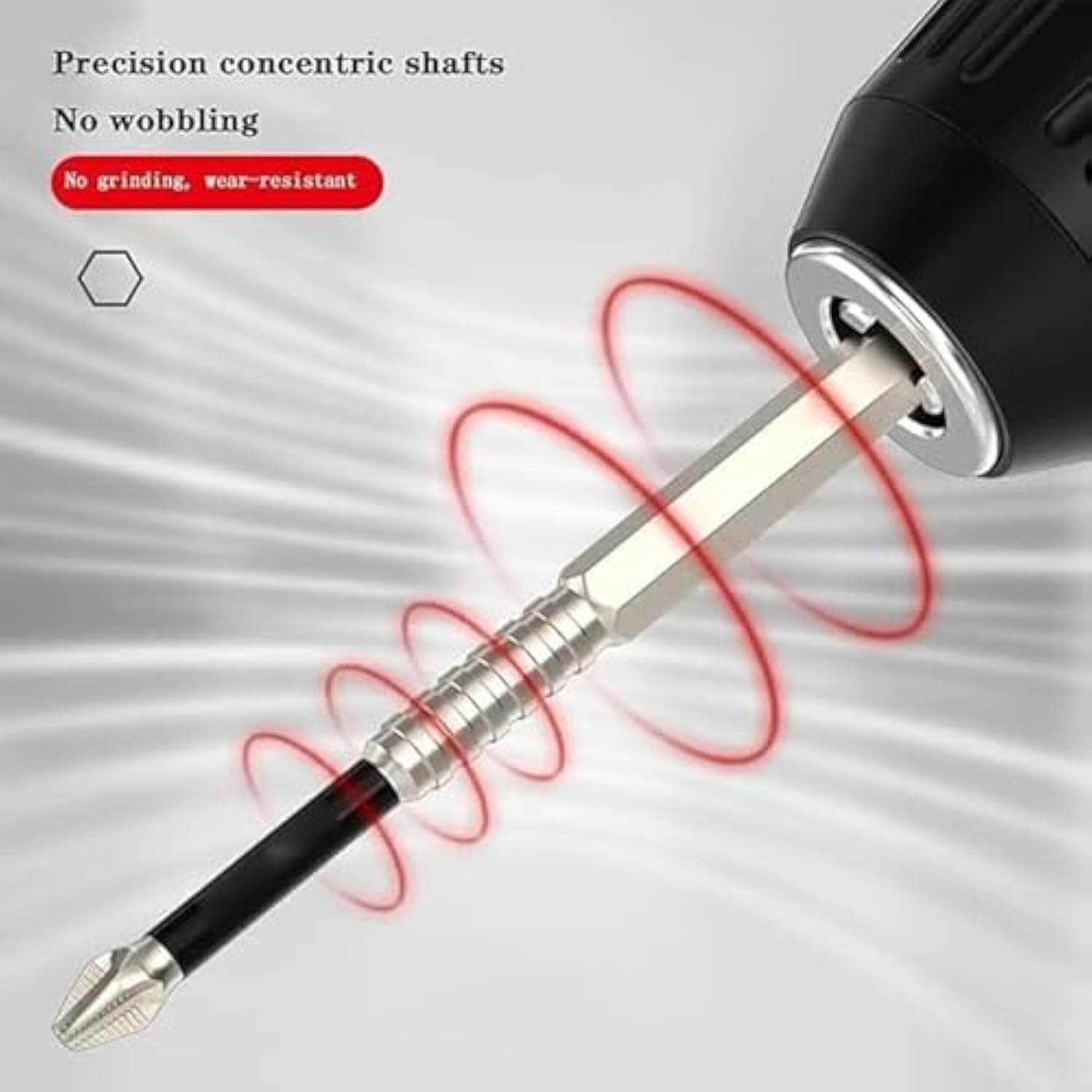 Juego de brocas magnéticas para destornillador – 6/9 puntas eléctricas cruzadas antideslizantes duraderas para un rendimiento fuerte