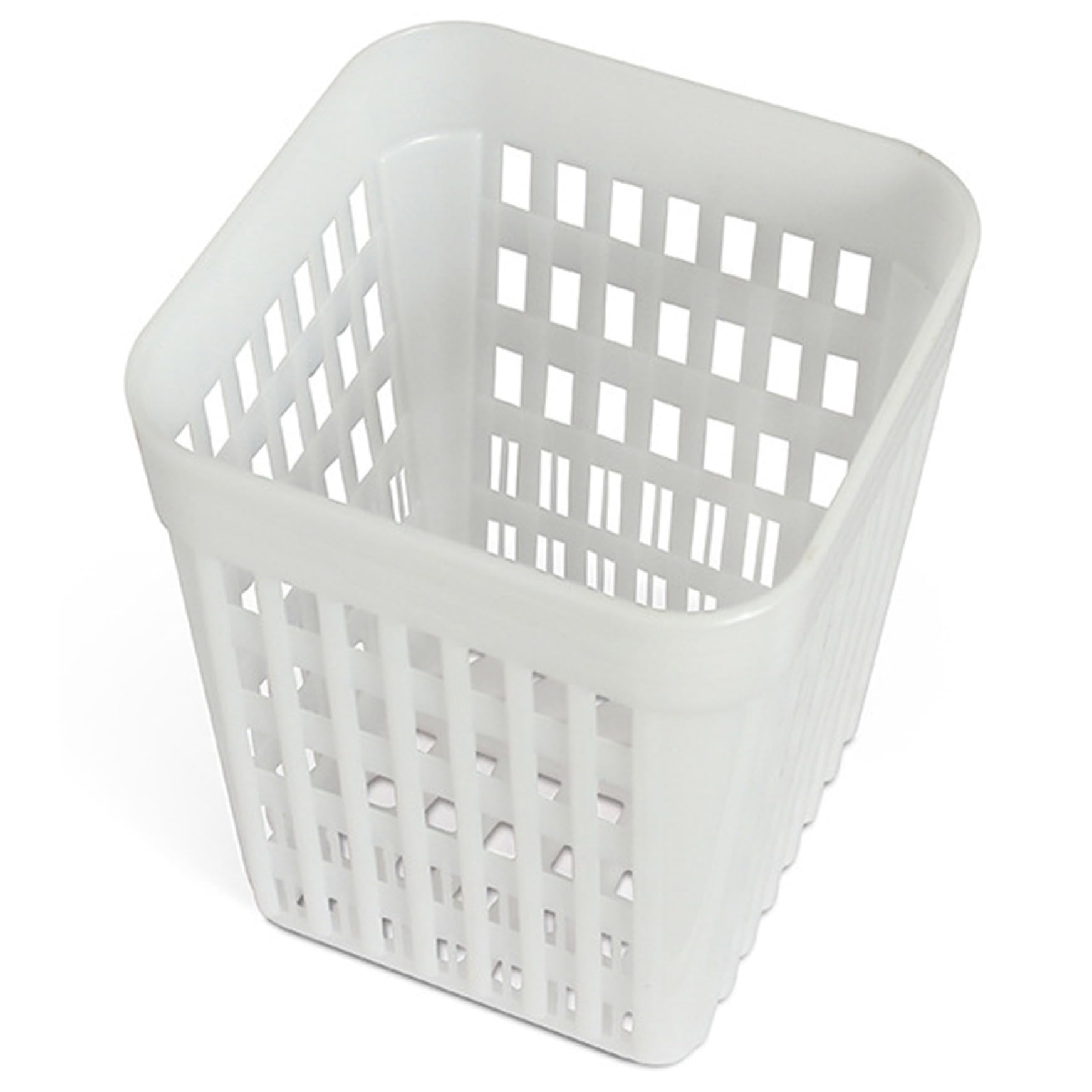 Wxyestna Dishwasher Cutlery Basket, 5x4x3 Inch Hollow Out Dishwasher Utensil Basket Odor & Toxic-Free PP Silverware