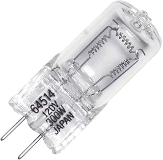 Eiko 64514 Projection T6 GX6.35 Base Halogen Bulb, 120V/300W