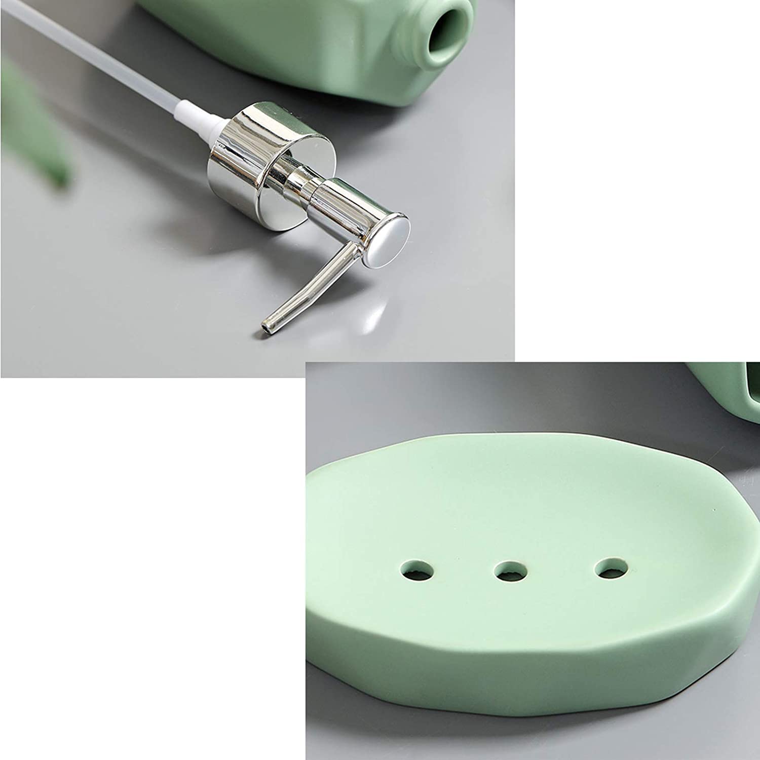 Badzubehör Set Badezimmer Set Bad-Accessoires-Set Badezimmerzubehör Aus Keramik, Kreatives Badzubehör Im Nordischen Stil, Eine Vielzahl Von Farben Als Geschenk Badezimmer Zubehör Set Badezimmerzubehör