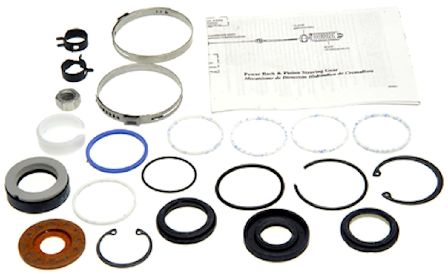 Kit de Selos para Direção Hidráulica Edelmann 8608 - Rack e Pinhão