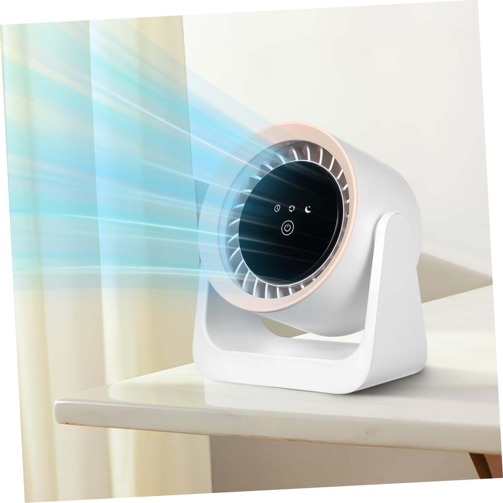 YARNOW Ventilador Paquete Ajustables Velocidades para Ranura de Hielo Velocidad y Compacto de Alta para Celebración Verano en Escritorio Oficina y Sesiones de Estudio