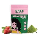 Bree Matcha Strawberry Matcha Tea Powder | Sourced from Kagoshima, Japan | Boost Energy & Focus | Rich in Antioxidants | Smooth Strawberry Taste | 50gm gallery image