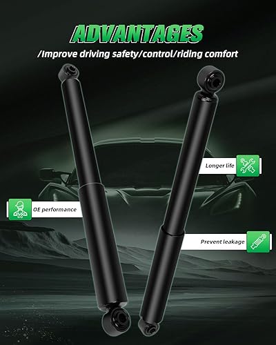 Miniatura 2 de Amortiguadores, amortiguadores traseros de gas SCITOO para Chevrolet Suburban 1500Tahoe 2000-2006, 2000-2006 para GMC Yukon, 2000-2006 para GMC
