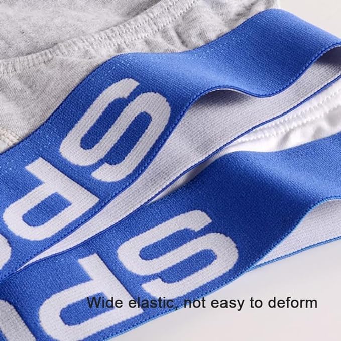 Mens Cotton Elephant Nose Trunk Boxer Briefs Underwear Pouch Bullet separate breathable Sexy panties for man youth Mid waist3