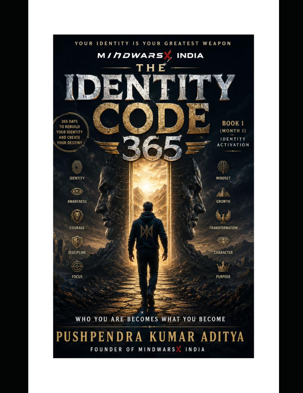 MINDWARSX INDIA: THE IDENTITY CODE 365: Book 1 (Month 1): Identity Activation – “Who You Are Becomes What You Become”