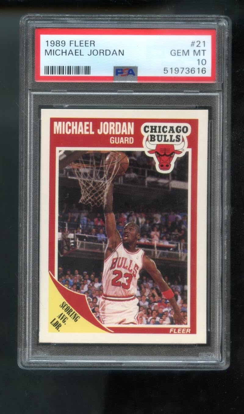 Amazon.com: 1989-90 Fleer #21 Michael Jordan PSA 10 Graded