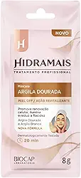 Hidramais Masc Facial Argila Dourada Revitaliz 8g