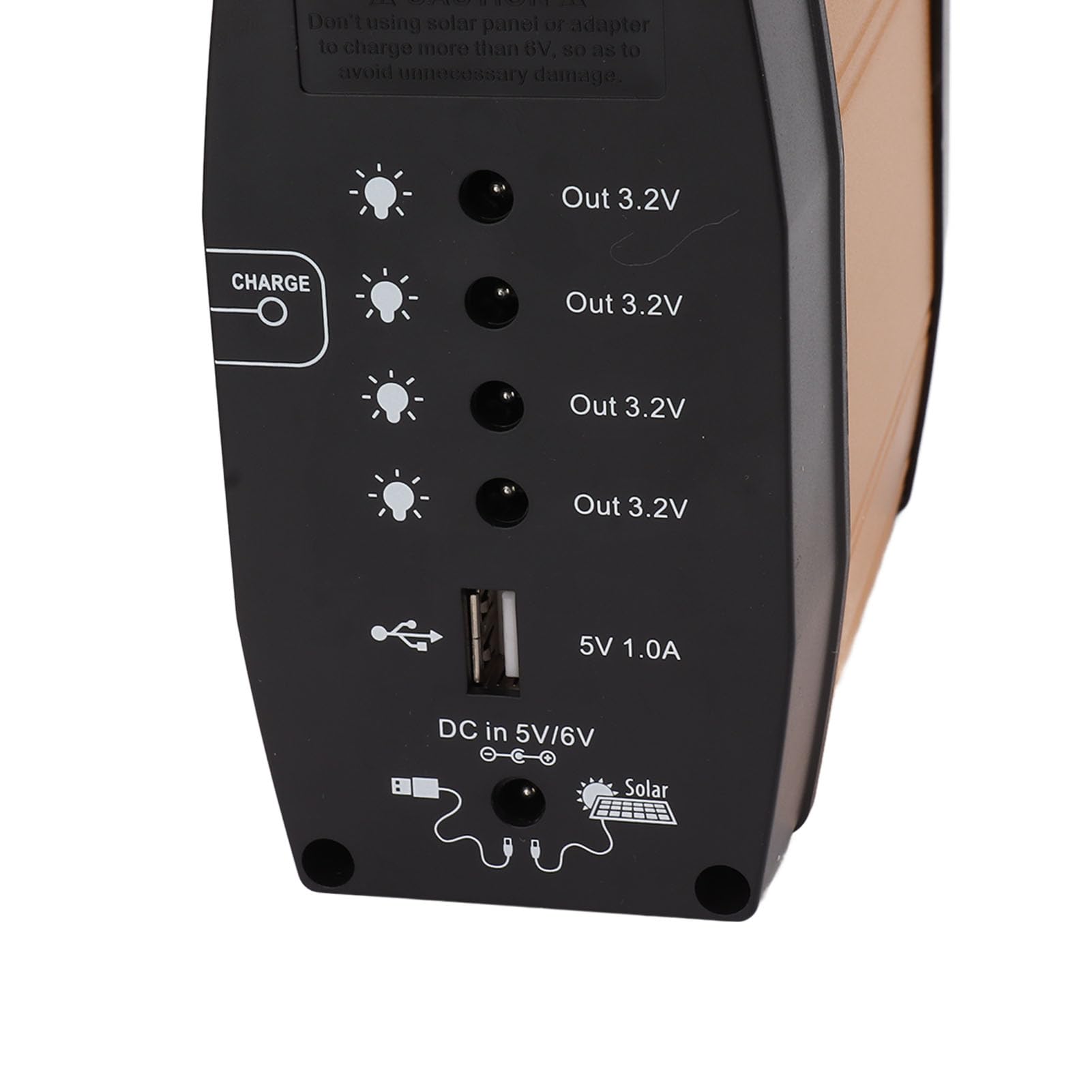 Estación de Energía Portátil, Generador Solar de 5000 MAh con Panel Solar, 3 Bombillas, Linterna LED, Banco de Energía Solar para Emergencias de Camping, Apagón en el Hogar, — view 7