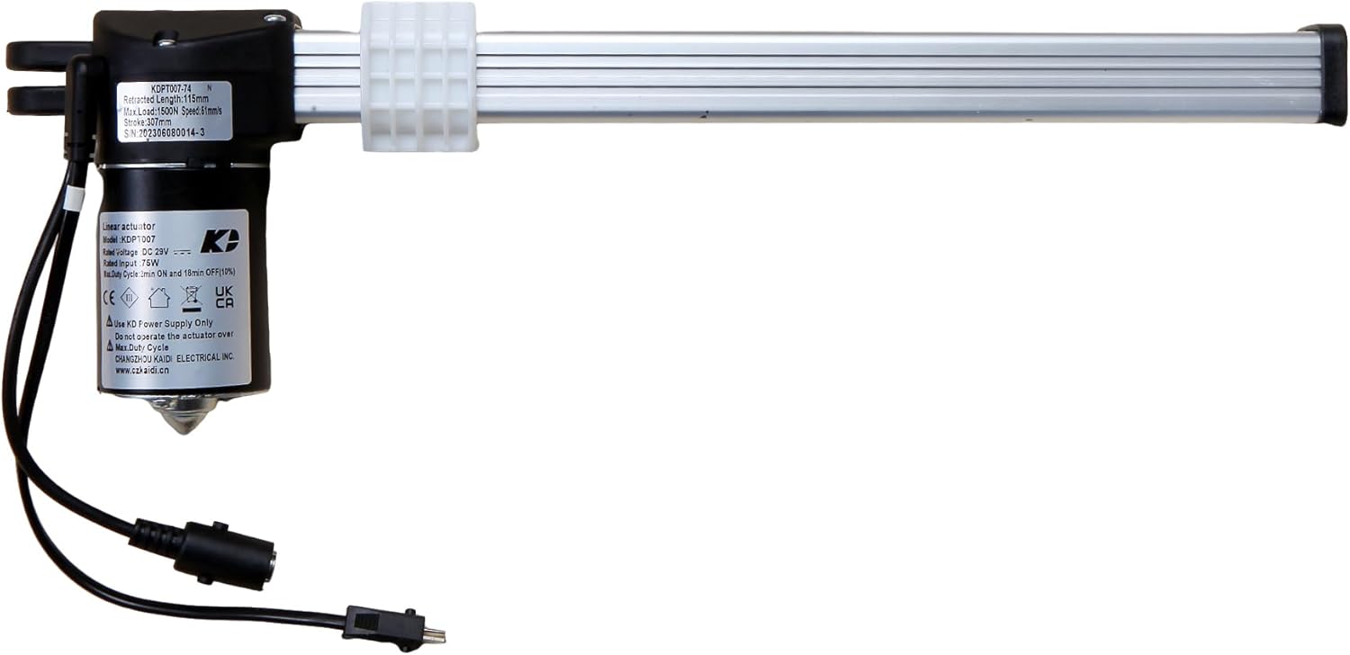 Linear Actuator Kaidi Model KDPT007-74 Power Recliner Lift Chairs Motor Replacement NOT TESTED INCOMPLETE