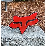FOX ロゴ カスタム ヒッチカバー (レッド&ブラック)