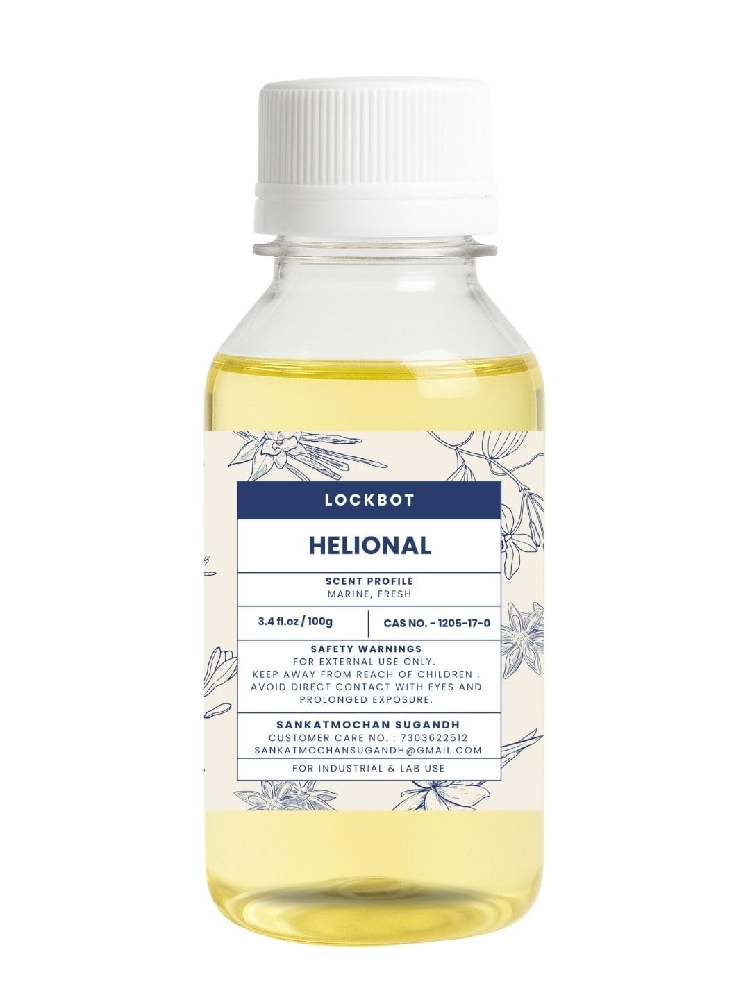LockBot Helional Perfume Fixative & Fragrance Booster | Fresh Marine Floral Oceanic Aroma - 100ml-image-5