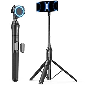 UBeesize 72 Magnetic Tripod for iPhone with Remote Extendable Cell Phone Tripod Stand Compatible with MagSafe Selfie Stick
