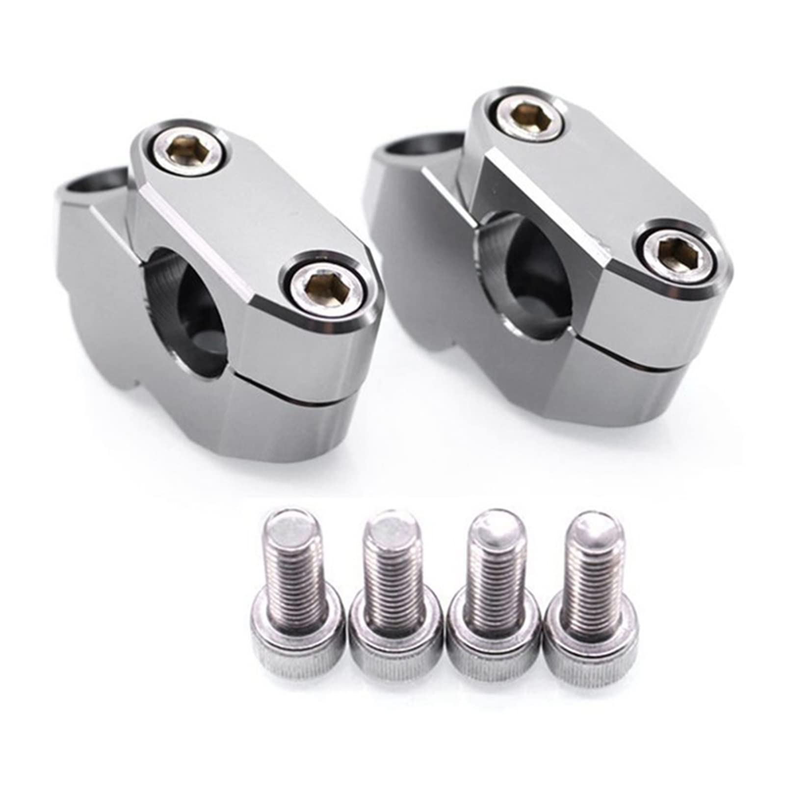 Spine Manubrio estremità Riser Montaggio su Manubrio 22 Mm 7/8 Pollici per VSTROM 250 650 DL650 1000 DL1000 2002 2003 2004 2005 2006 2007 2008 2009 2010 2011 2012 2013-2019