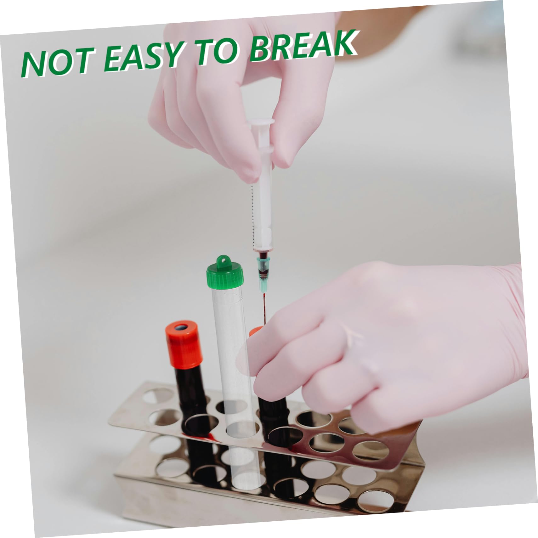 ERINGOGO 20ml Mini Plastic Test Tubes with Caps Sample Storage Vials for Liquid Analysis