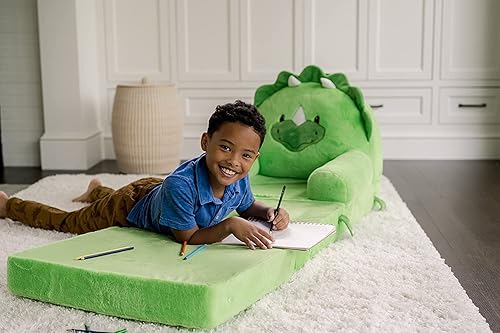 Soft Landing Elite Seat Asiento de sofá de felpa convertible exclusivo de Tienda, Dinosaurio disponible en Yaxa Peru