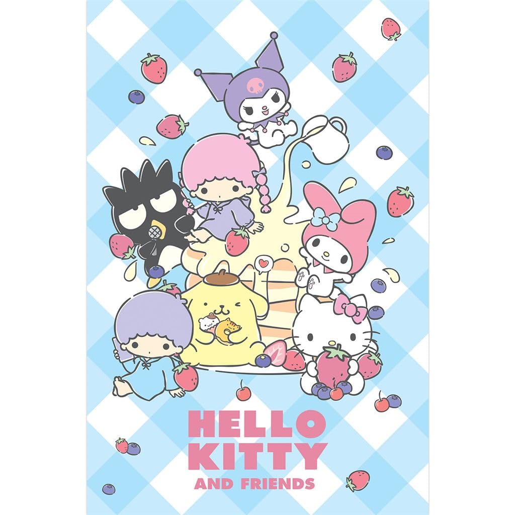 Pyramid International Official Maxi Poster – Hello Kitty (Sweets) | Decorative Wall Art | 61cm x 91.5cm Poster for Bedrooms, Dorms & Fans