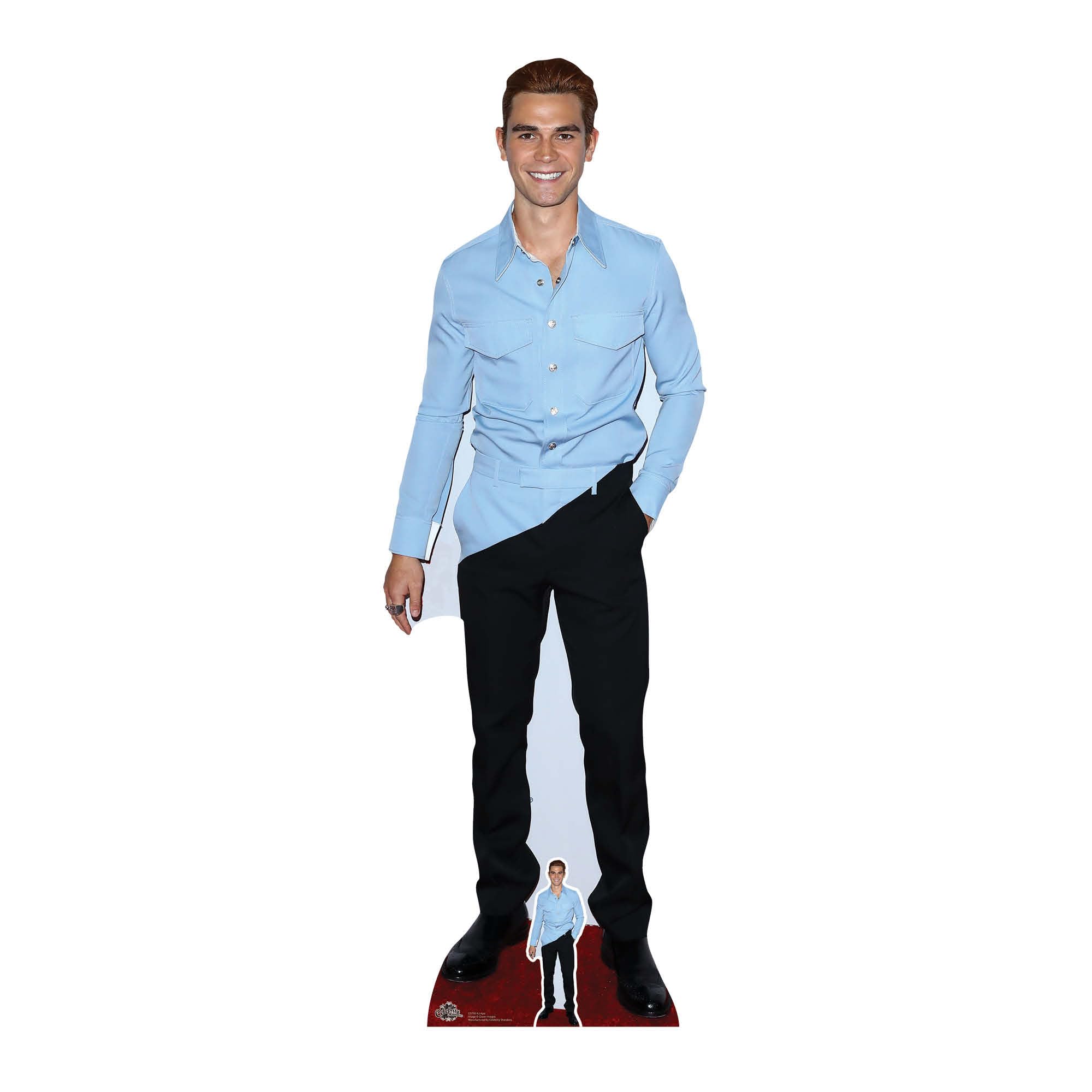 KJ Apa Celebrity Lifesize and Free Mini Cardboard Cutout