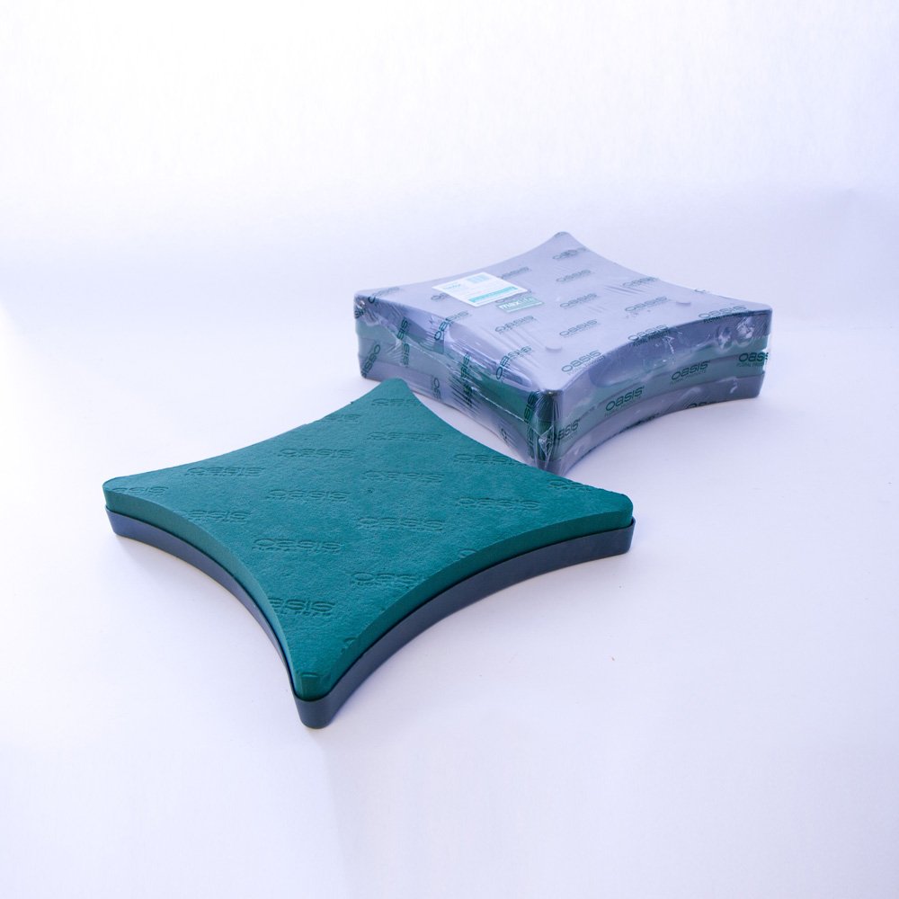 Floristrywarehouse Green Oasis Foam Cushion Bases 13 Inch Pack Of 2 Naylorbase