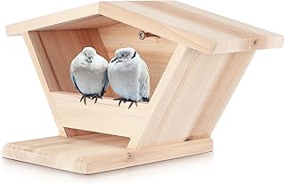 Cedar Dove Nesting Box Wooden Bird Houses Morning Dove Nesting Box Bird Houses Small for Outside Pigeon for Roosting Platform