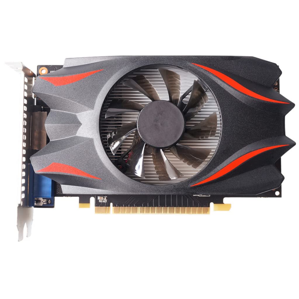 Mangguoqishui Gaming Graphic Card for NVIDIA GT740 2GB GDDR5 128 Bit PieceIE 2.0 HDMI-Compatible/VGA