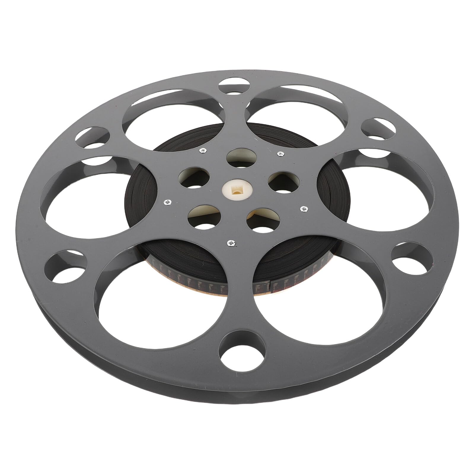 Toyvian Decorazione Murale Bobina di Film in Metallo Grigio Arte Rustica per Sala Cinema e Negozi Decorazioni per la Casa Proiettore Cinematografico Vintage Accessorio Industriale per