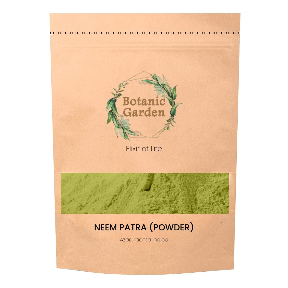 Neem Patra en polvo/Azadirachta Indica/árbol de neem, árbol de Margosa/puro y natural, 100 GM