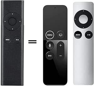 New Replaced Remote fit for Apple TV 4K 1 2 3 A1427 A1469 A1378 A1294 MD199LL/A MC572LL/A MC377LL/A MM4T2AM/A MM4T2ZM/A TV MacBook iPhone Universal Dock Music System MC377LL