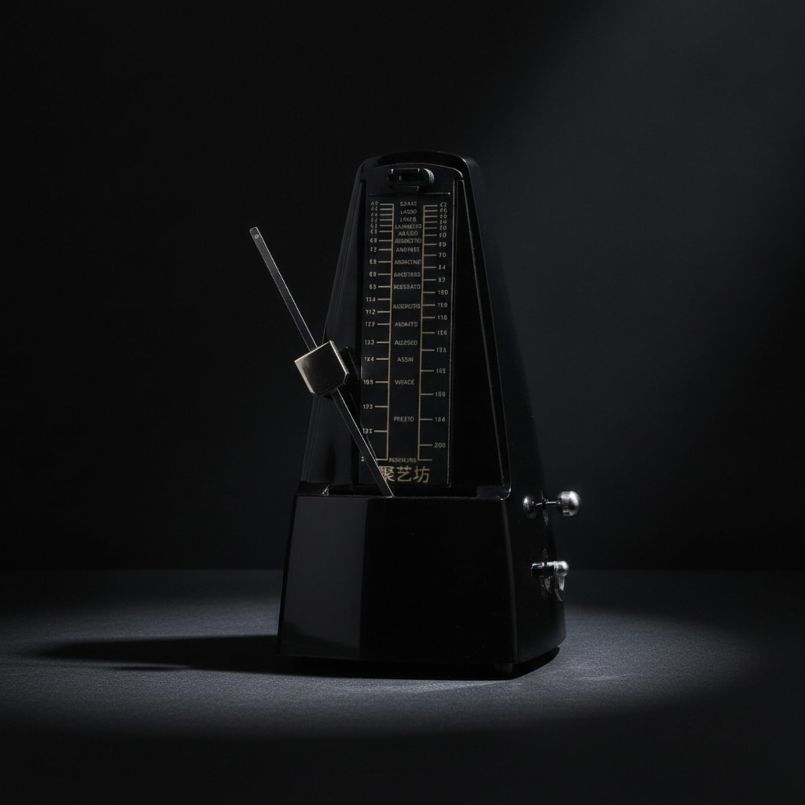 Metrónomo Triangular Mecánico , Negro Actualizado + Regalo