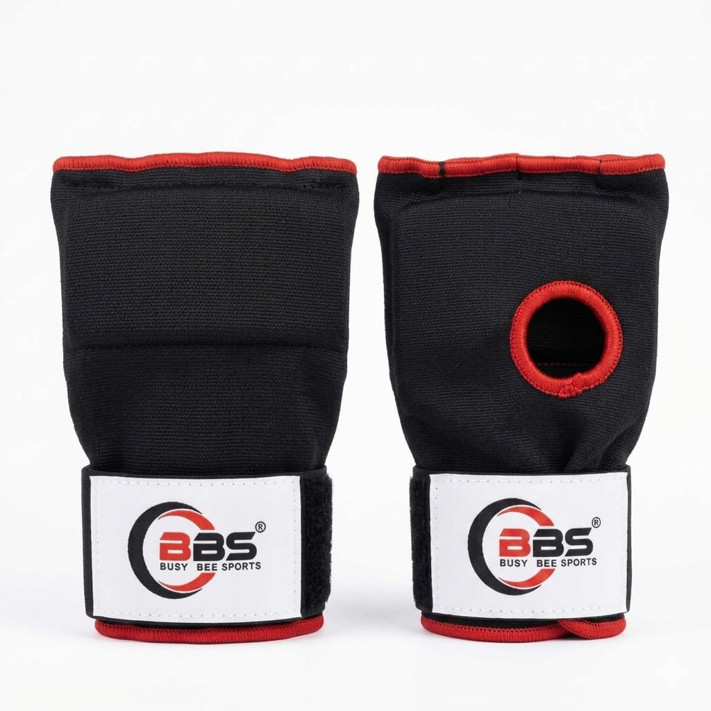 Busy Bee Sports Quick Hand Wraps for Boxing & MMA, Large Size (Snug Fit) – Gel Padded