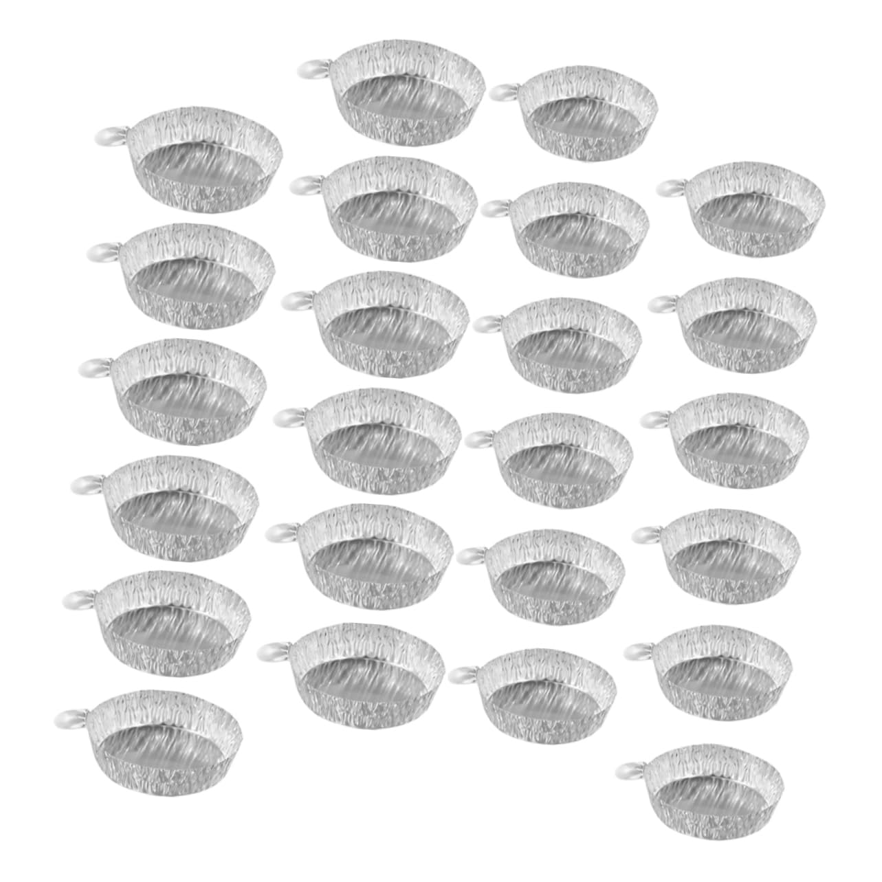 CHILDWEET 100 Pcs Aluminum Foil Weighing Dish Weigh Boats Labs Aluminum Foil Pans Lab Dish Container Measuring Weigh Boat Balance Weighing Pans Aluminum Foil Weighing Plate Weighing Tray