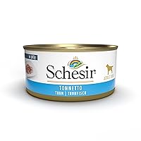 Schesir, Cibo Umido per Cani Adulti al Gusto Tonnetto Preparato in Morbida Gelatina