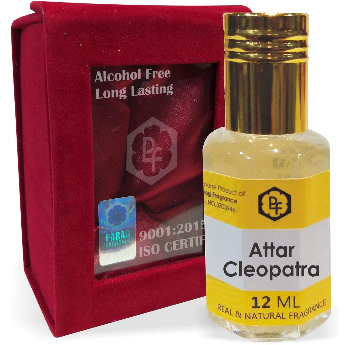 Parag Fragrances Cleopatra Attar 12ml With Precious Gift Pack|Best Attar For Man|Long Lasting Attar|Ittar|Attar|Perfume|Fragrance Oil|Gift For Man Also Available in 25ml/100ml/500ml