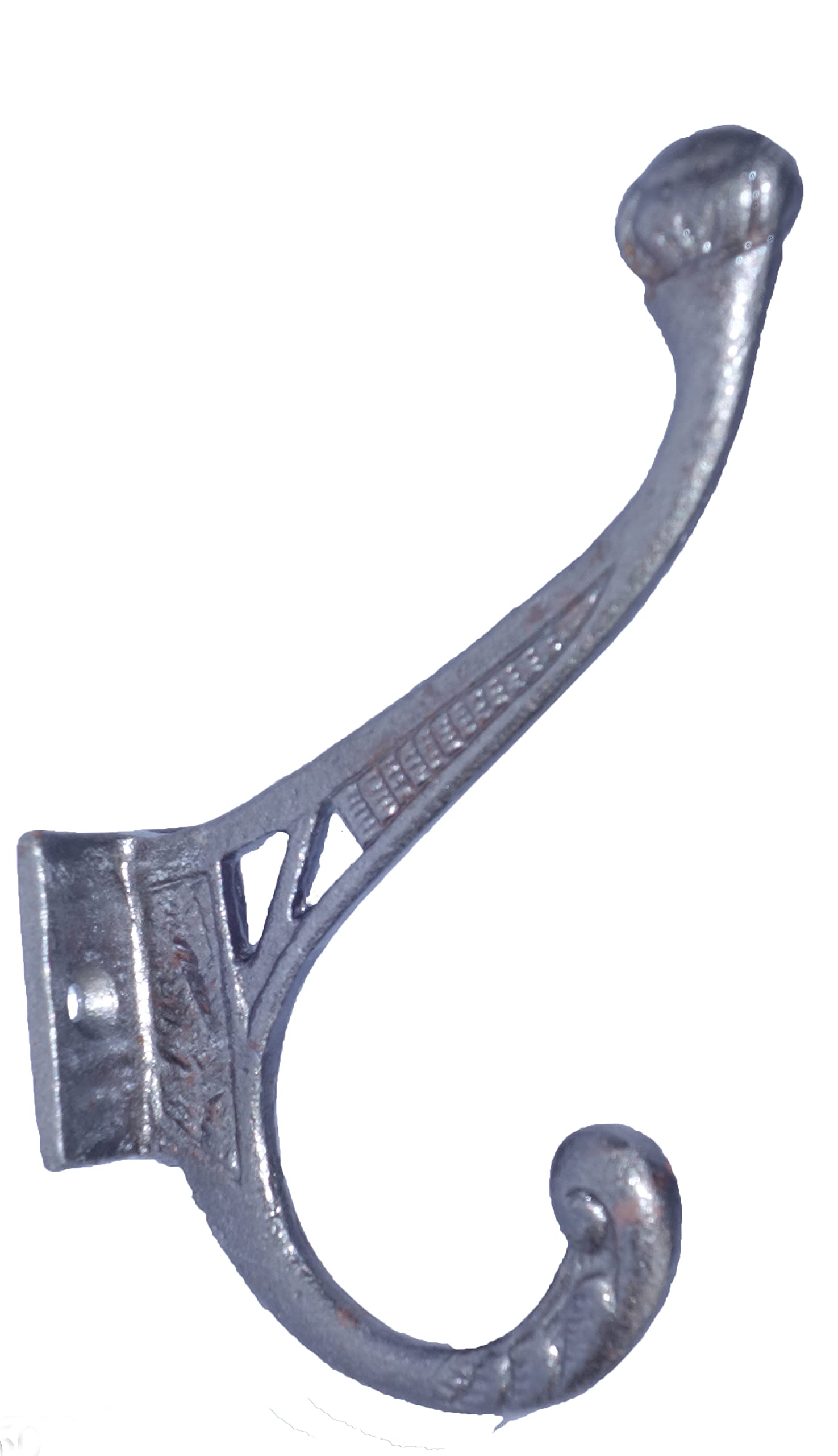 HomeHarmony® Antique Style Cast Iron Wall Mounted Double Coat and Hat Hooks (1760)
