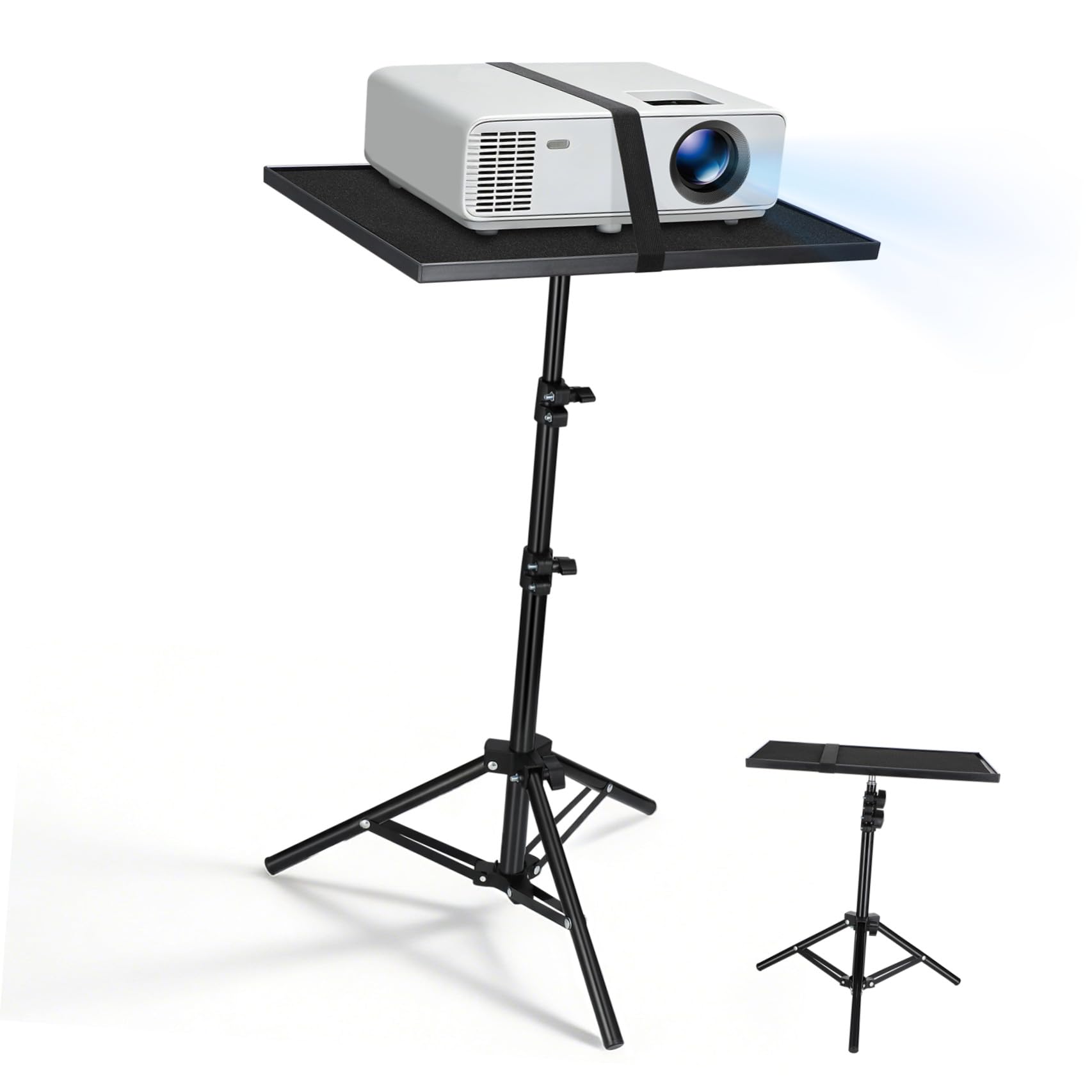Soporte para Proyector Trípode y Bandeja Ajustable para Portátil