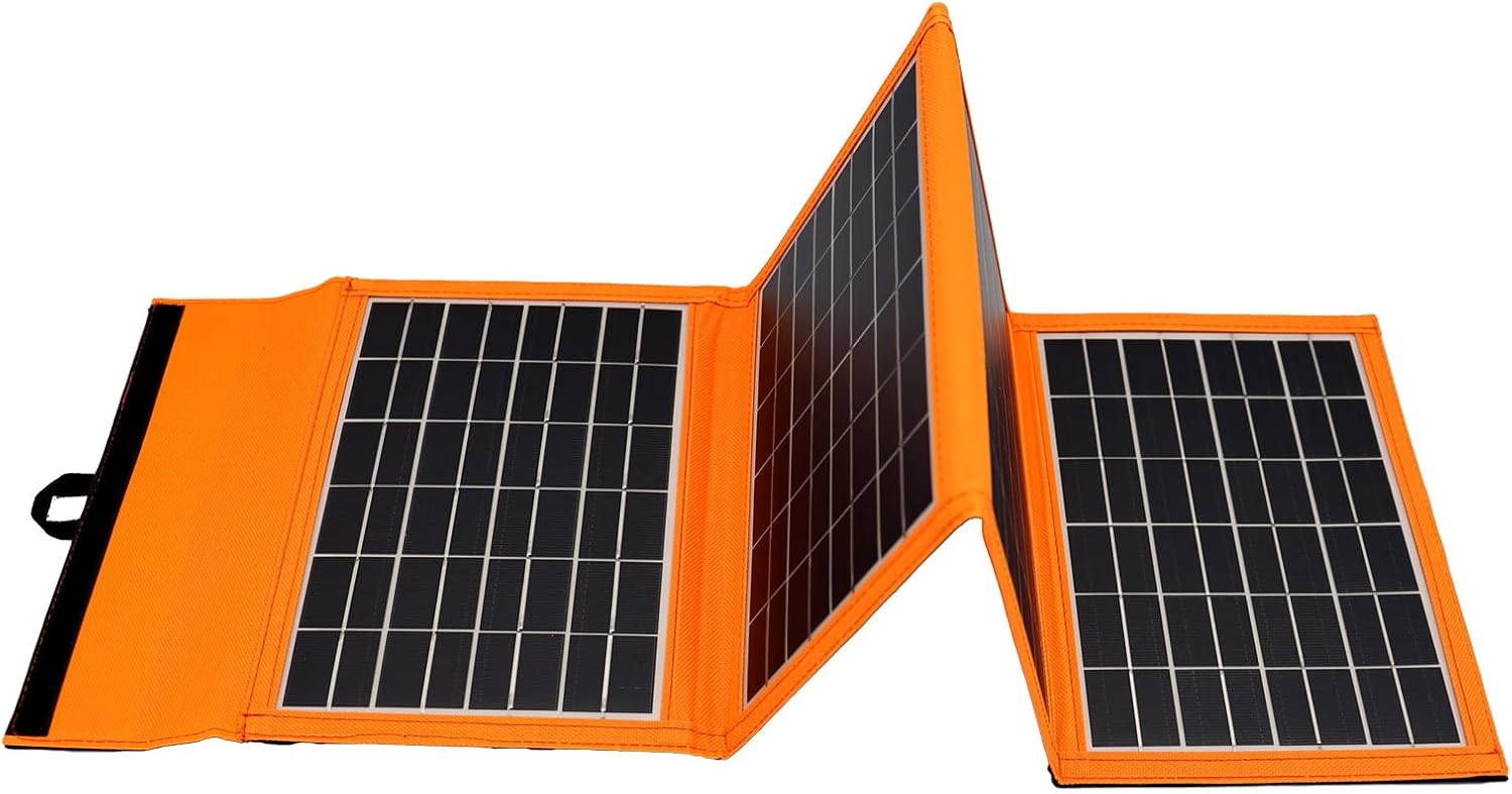 LAPOND 20W Portable Solar Panels Charger Dual USB((5V/3A