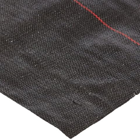 Mutual WF200 Polyethylene Woven Geotextile Fabric, 300' Length x 6' Width, Black Cover