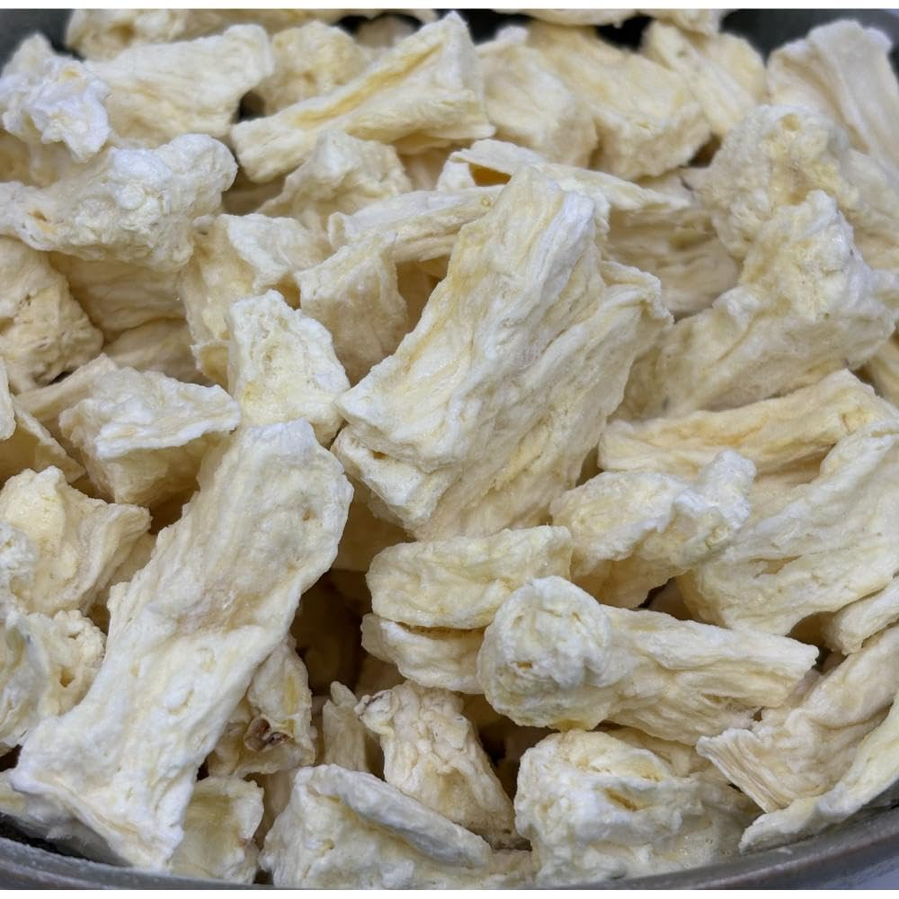 NULTHY 250g Piña Liofilizada - Fruta Deshidratada Crujiente 100% Natural sin Azúcar Añadido. Snack Saludable, Dulce y Refrescante para Picar entre Horas, Niños y Oficina. 1 Solo Ingrediente.