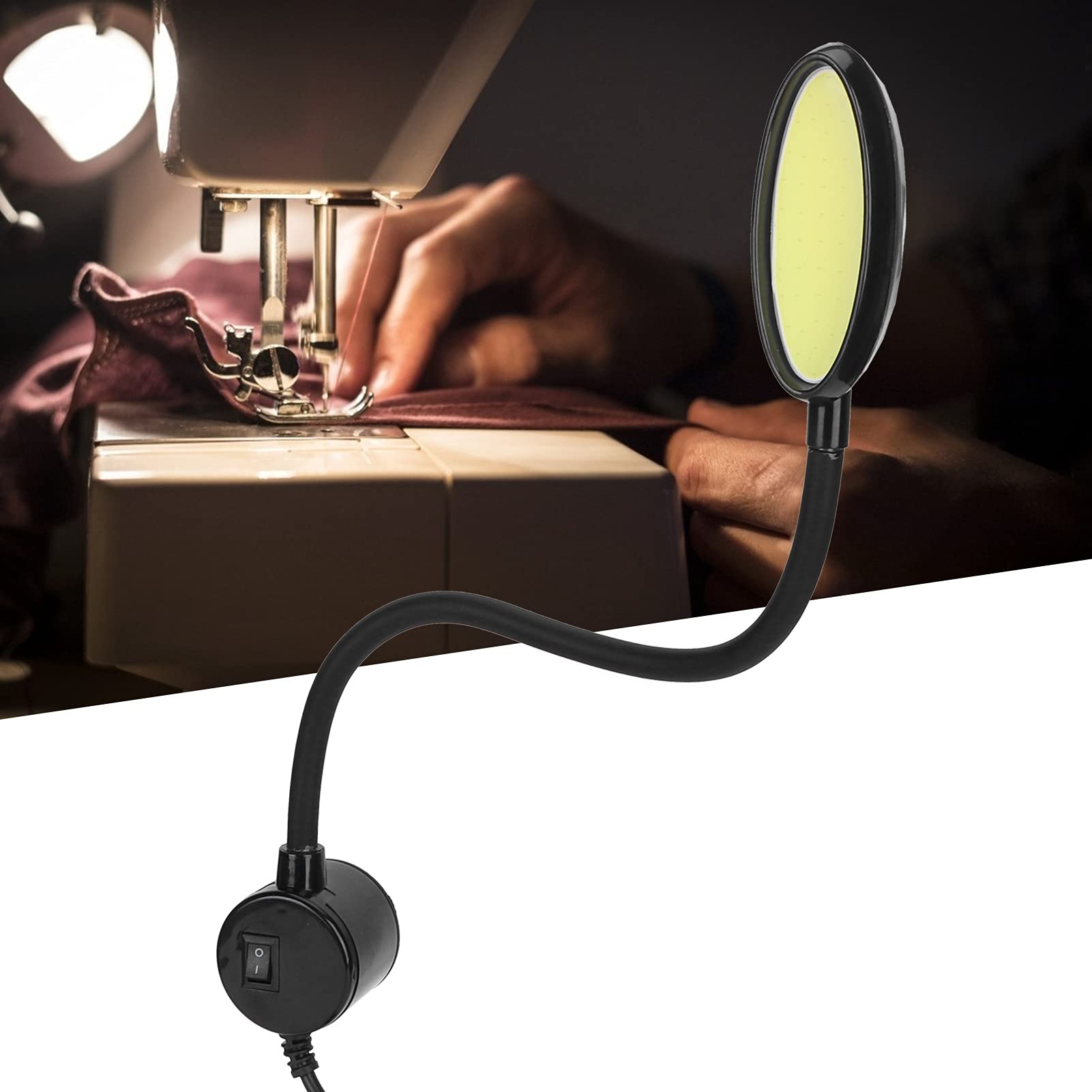 Lampada LED COB Da 8W Per Cucire, 48 LED Ad Alta Luminosità, Luce Da Lavoro Precisa E A Risparmio Energetico - 2