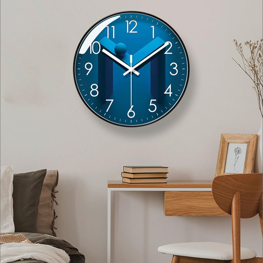 Orologio da parete Orologio da parete for soggiorno, orologio da parete for la casa, orologio al quarzo silenzioso creativo for camera da letto Reloj De Pared(A)